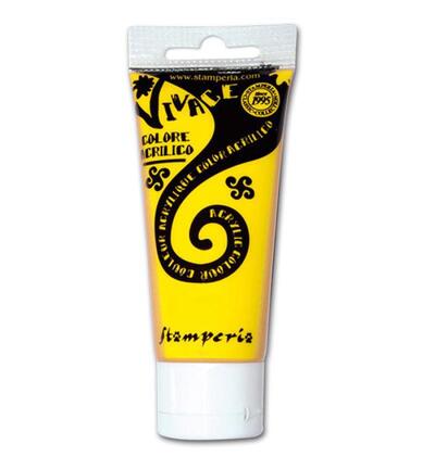 KAB28 - Stamperia - Peinture acrylique Vivace 60 ml - Jaune - 