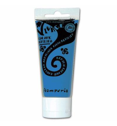 KAB29 - Stamperia - Peinture acrylique Vivace 60 ml - Bleu - 