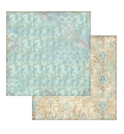 SBB1157 - Stamperia - Stamperia feuille scrapbooking recto-verso – Symphony décor papier peint - 