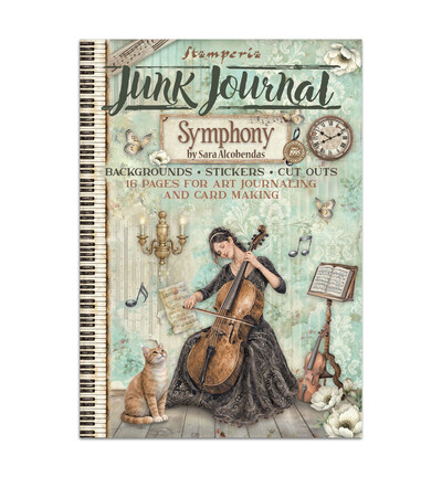 SBJK24 - Stamperia - Stamperia junk journal stickers et découpes – Symphony - 