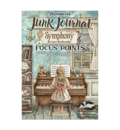 SBJKS03 - Stamperia - Stamperia junk journal points focaux A5 – Symphony - 
