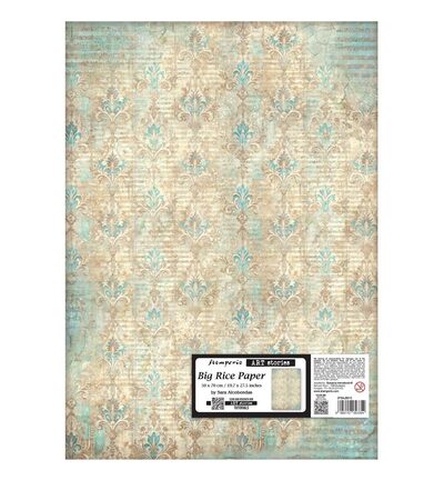 DFSAJB013 - Stamperia - Stamperia papier de riz 50x70 cm – Symphony motif tapisserie - 