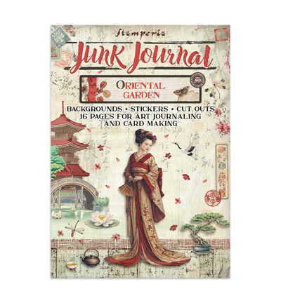 SBJK26 - Stamperia - Stamperia junk journal stickers et découpes – Oriental Garden - 