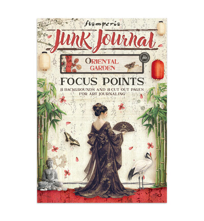 SBJKS05 - Stamperia - Stamperia junk journal points focaux A5 – Oriental Garden - 