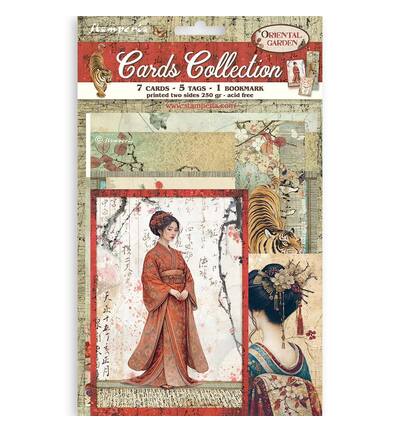 SBCARD47 - Stamperia - Stamperia set de cartes – Oriental Garden - 
