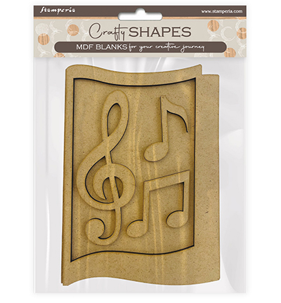 KLSM31 - Stamperia - Stamperia Crafty shapes - Music - 