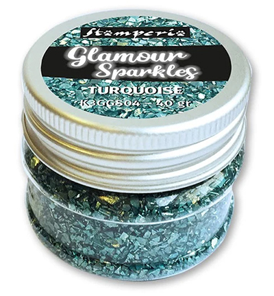 K3GGS17 - Stamperia - Stamperia Sparkles Glitter - Turquoise - 