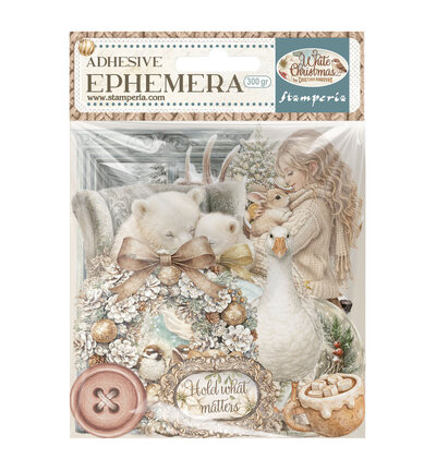 DFLCT89 - Stamperia - Stamperia éphéméra – White Christmas - Ephemera & Die Cut