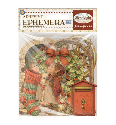 DFLCT88 - Stamperia - Stamperia éphéméra – Silent Night - Ephemera & Die Cut