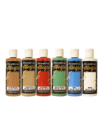 KALKIT75 - Stamperia - Stamperia set peinture Allegro 6 couleurs – Silent Night - Kits de couleurs KALKIT75 - Stamperia - Stamperia set peinture Allegro 6 couleurs – Silent Night - Kits de couleurs