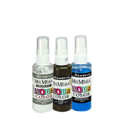 KAQXSN - Stamperia - Stamperia set Aquacolor 3 couleurs – Silent Night - Kits de couleurs KAQXSN - Stamperia - Stamperia set Aquacolor 3 couleurs – Silent Night - Kits de couleurs