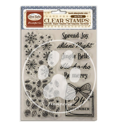 WTK244 - Stamperia - Stamperia tampons transparents 14x18 cm – Silent Night - Clear Stamps