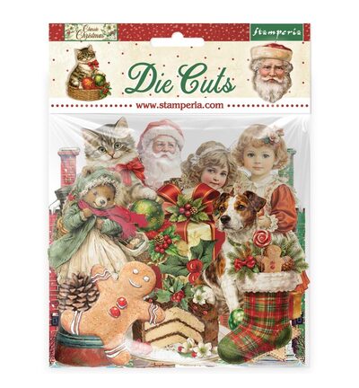 DFLDC137 - Stamperia - Stamperia Die-Cuts – Classic Christmas - Ephemera & Die Cut