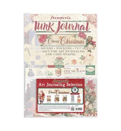 BJS003 - Stamperia - Stamperia Art Journaling Selection – Classic Christmas - Journals & Sets