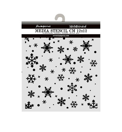 KSTDS73 - Stamperia - Stamperia pochoir 12x12 cm – Christmas Embellishments motif flocons de neige - Stencil