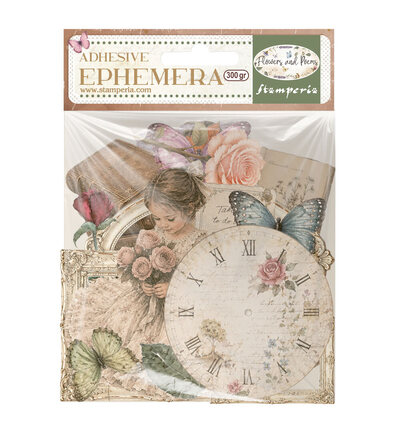 DFLCT92 - Stamperia - Stamperia éphéméra – Flowers and Poems - 