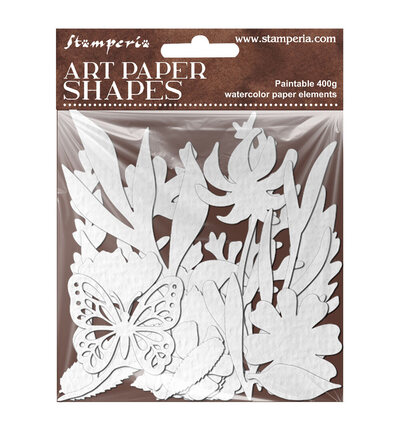 SBCU006 - Stamperia - Stamperia formes papier laser cut – Flowers and Poems - 