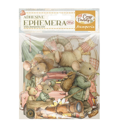 DFLCT93 - Stamperia - Stamperia éphéméra – Cozy Family - 