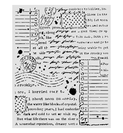 KSTD222 - Stamperia - Stamperia pochoir 20x25 cm – Cozy Family Letters - 