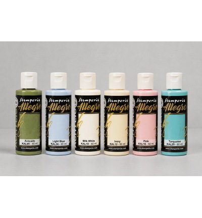 KALKIT78 - Stamperia - Stamperia set peinture Allegro 6 couleurs – Cozy Family - KALKIT78 - Stamperia - Stamperia set peinture Allegro 6 couleurs – Cozy Family -