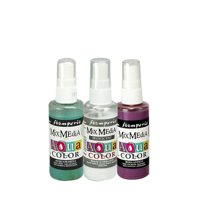 KAQXCF - Stamperia - Stamperia set Aquacolor 3 couleurs – Cozy Family - KAQXCF - Stamperia - Stamperia set Aquacolor 3 couleurs – Cozy Family -