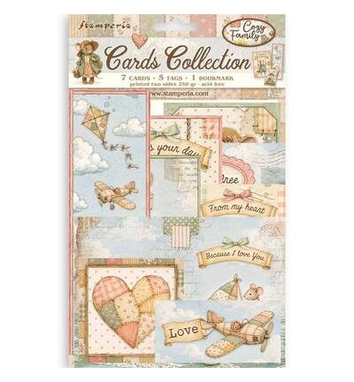 SBCARD53 - Stamperia - Stamperia set de cartes – Cozy Family - 