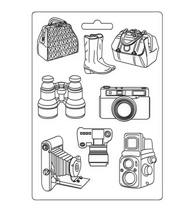 K3PTA4542 - Stamperia - Stamperia Soft Moule A4 – Our Way Travel Accessories - 