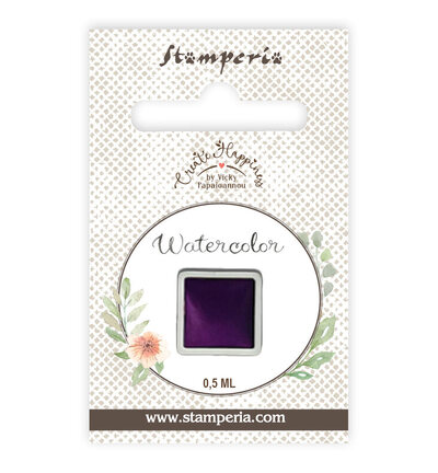KAJC12 - Stamperia - Recharge aquarelle 0,5 ml - Lilas - Peinture à base d'eau
