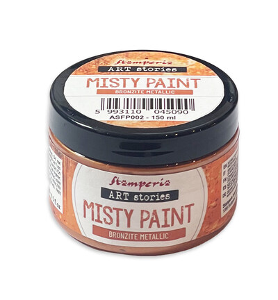 ASFP002 - Stamperia - Peinture métallisée Misty 150 ml - Bronzite - Misty Paint