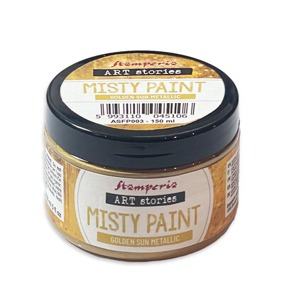 ASFP003 - Stamperia - Peinture métallisée Misty 150 ml - Soleil doré - Misty Paint