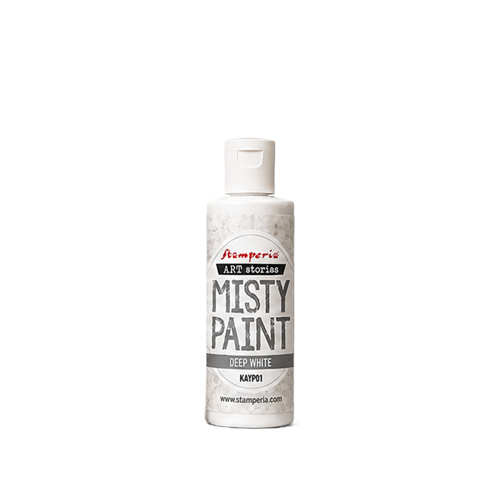 KAYP01 - Stamperia - Stamperia Misty Paint 25ml Deep White – Furry Friends 2 - 