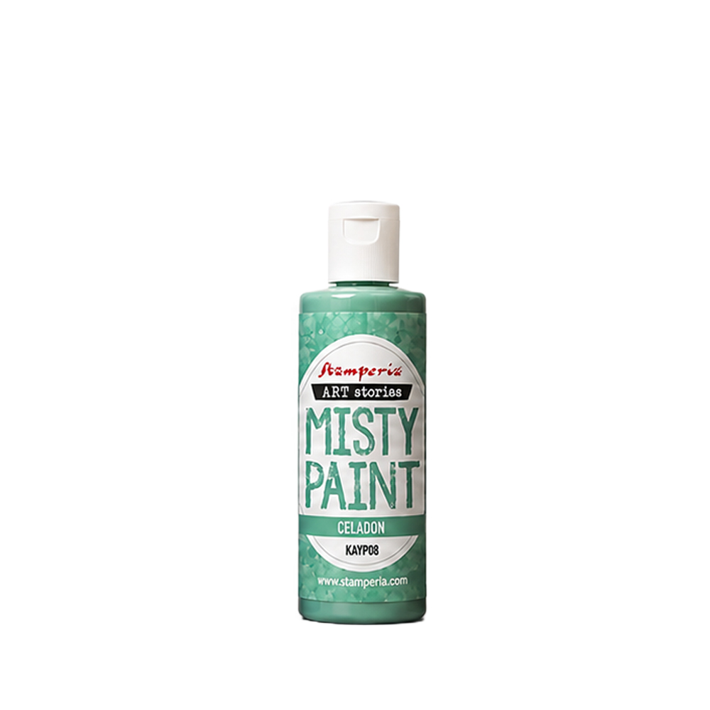 KAYP08 - Stamperia - Stamperia Misty Paint 25ml Celadon – Furry Friends 2 - 