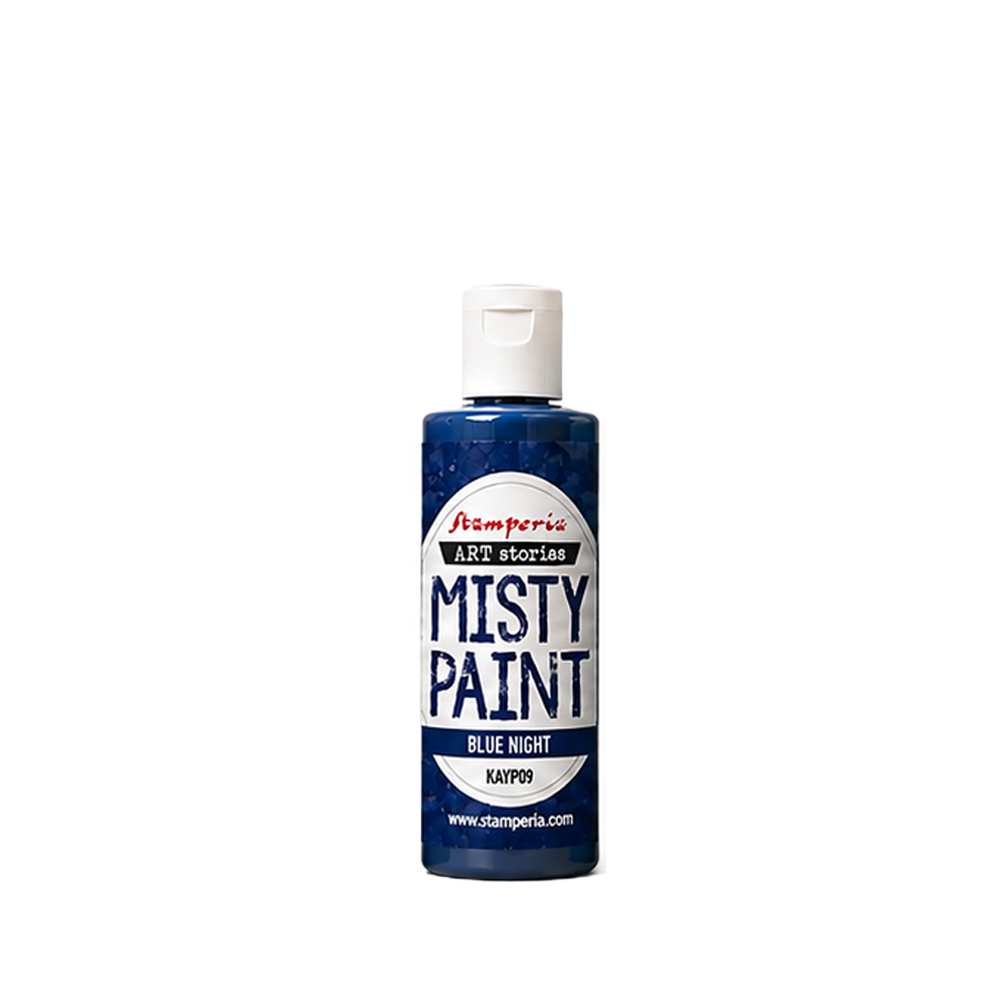 KAYP09 - Stamperia - Stamperia Misty Paint 25ml Blue night – Furry Friends 2 - 