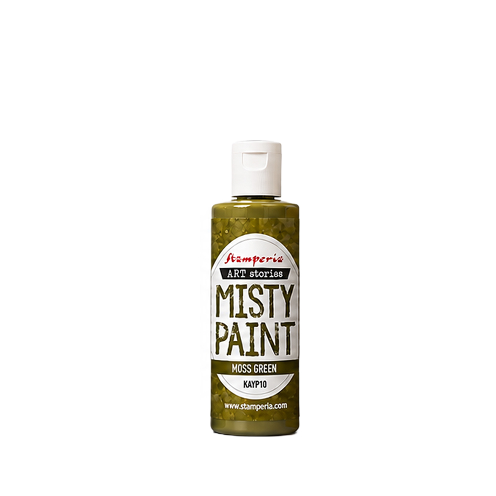KAYP10 - Stamperia - Stamperia Misty Paint 25ml Moss Green – Furry Friends 2 - 