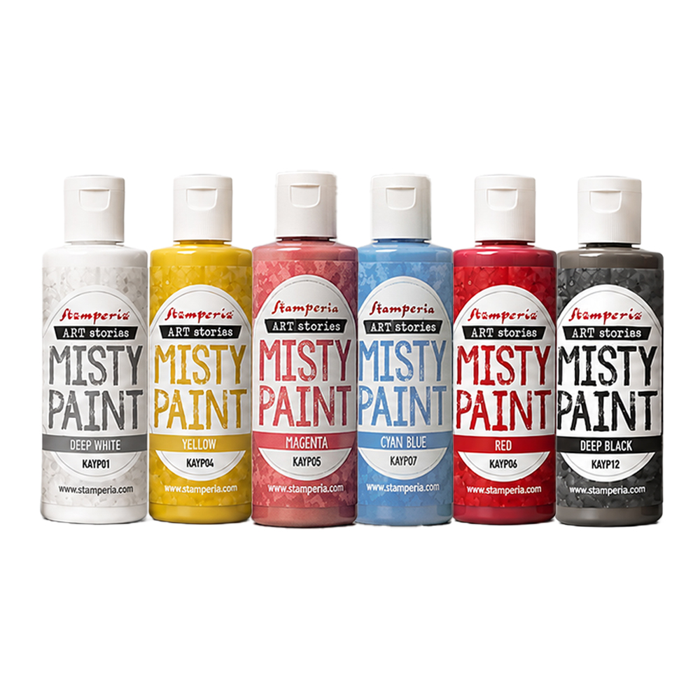 KAYPX01 - Stamperia - Stamperia Misty Paint Selection – Furry Friends 2 - 