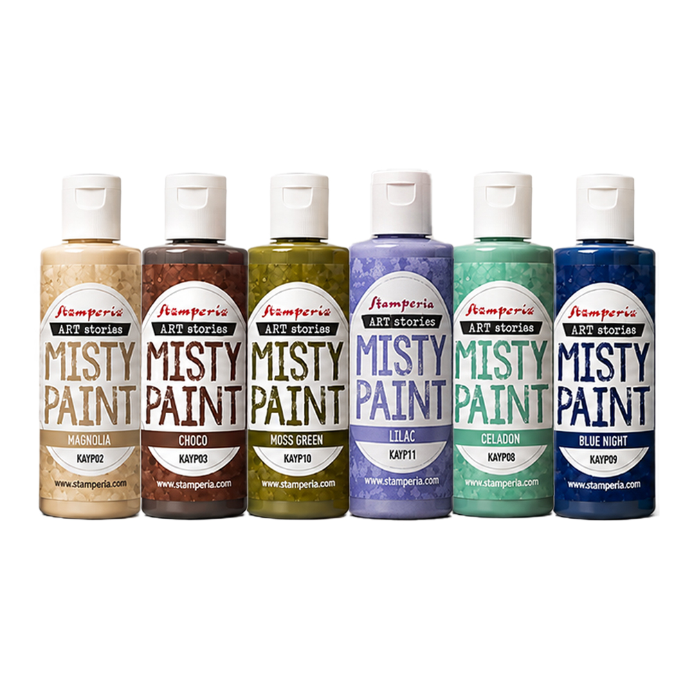 KAYPX02 - Stamperia - Stamperia Misty Paint Selection – Furry Friends 2 - 