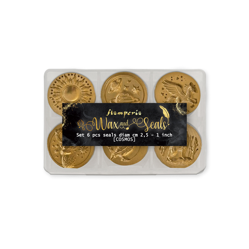 WAXSL16 - Stamperia - Stamperia sceaux décoratifs Set 6 – Cosmos - 