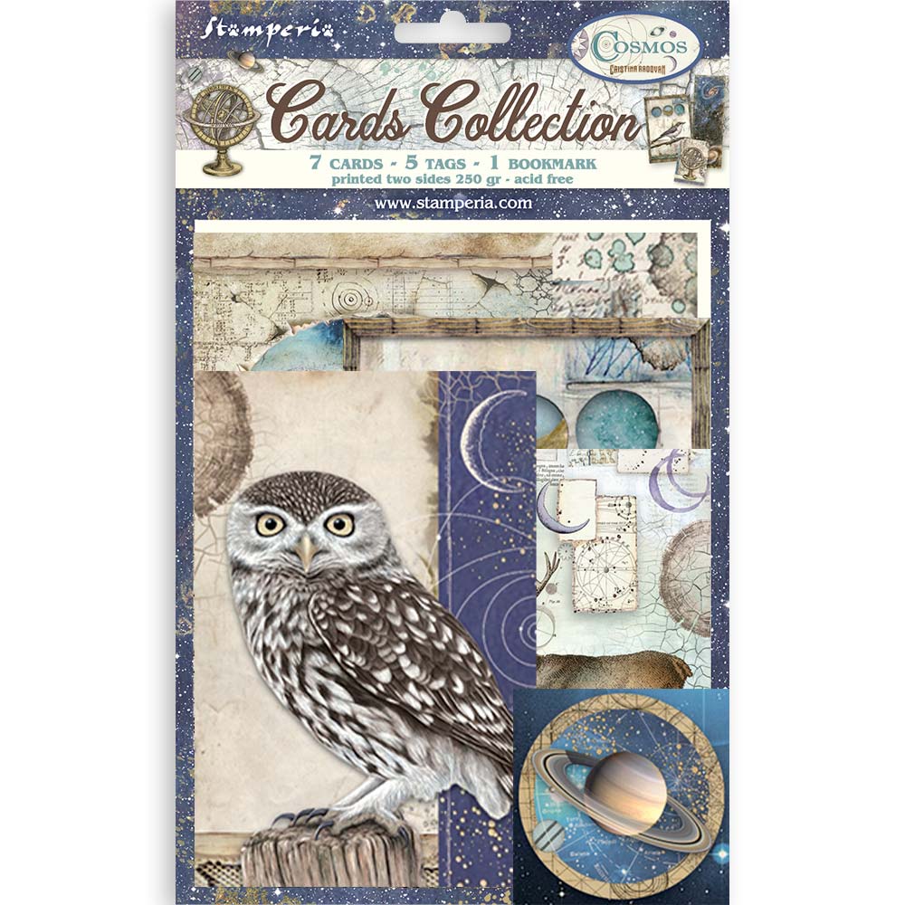 SBCARD50 - Stamperia - Stamperia Cards Collection – Cosmos - 