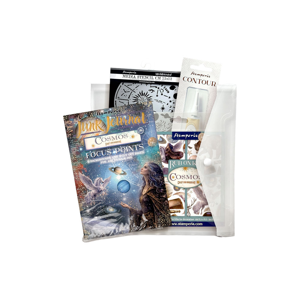BJF001 - Stamperia - Stamperia Art Journaling Selection SMALL – Cosmos - 