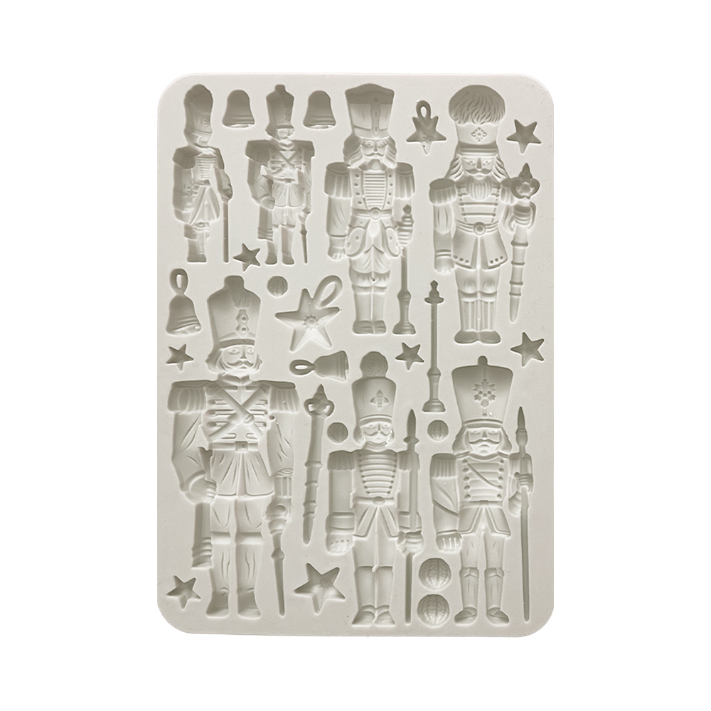 KACMA533 - Stamperia - Stamperia moule silicone A5 – The Nutcracker Soldiers - Moules KACMA533 - Stamperia - Stamperia moule silicone A5 – The Nutcracker Soldiers - Moules