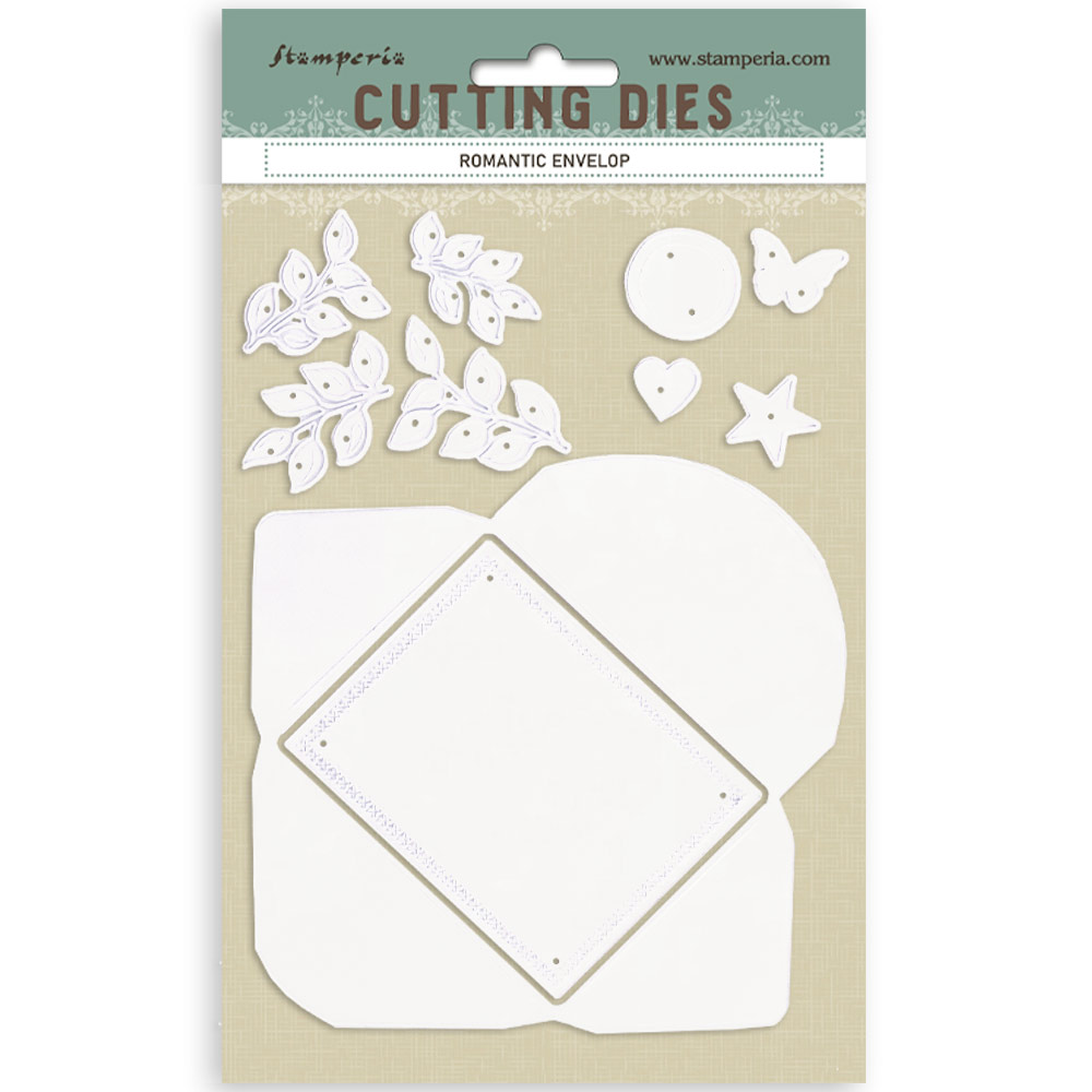 SFT10 - Stamperia - Stamperia Matrices de découpe – Romantic Envelope - Cutting Dies