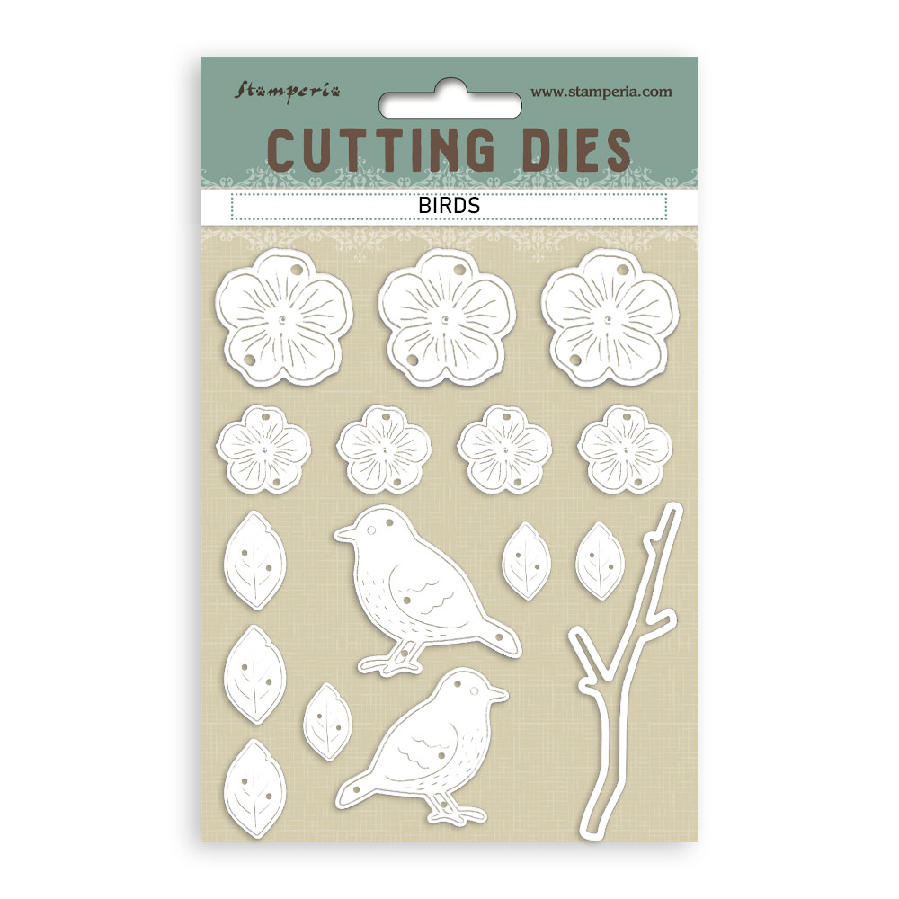 SFT13 - Stamperia - Stamperia Matrices de découpe – Birds - Cutting Dies