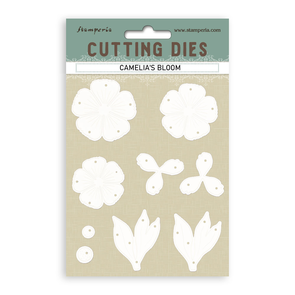SFT17 - Stamperia - Stamperia Matrices de découpe – Camelia's Bloom - Cutting Dies SFT17 - Stamperia - Stamperia Matrices de découpe – Camelia's Bloom - Cutting Dies