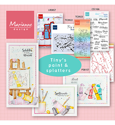 PS8157 - Marianne Design - Tiny's spilled paint - Gouttes - Detail 1