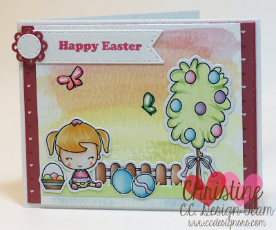 CCC-0089 - C.C.Designs - Clear Stamp Easter Town - Printemps, Pâques - Detail 1