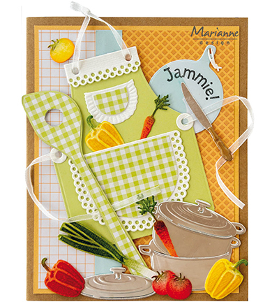 LR0706 - Marianne Design - Vegetables - Manger, boire - Detail 5