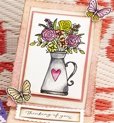 JHE1021 - Julie Hickey - Spring Jug - Fleurs - Detail 2 JHE1021 - Julie Hickey - Spring Jug - Fleurs - Detail 2