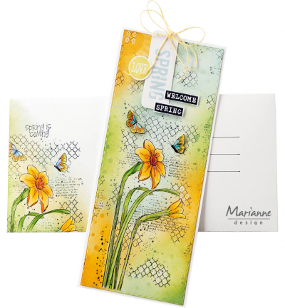 MM1641 - Marianne Design - Art stamps - Daffodile - Clear Stamps - Detail 1