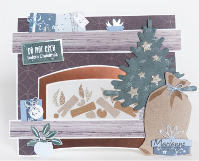 PS8048 - Marianne Design - Fire Place by Marleen - Maison - Detail 3