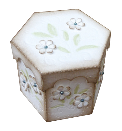 WPD006 - Nellie's Choice - Gift box-6 Hexagonal box with lid - Enveloppe, boîte - Detail 1